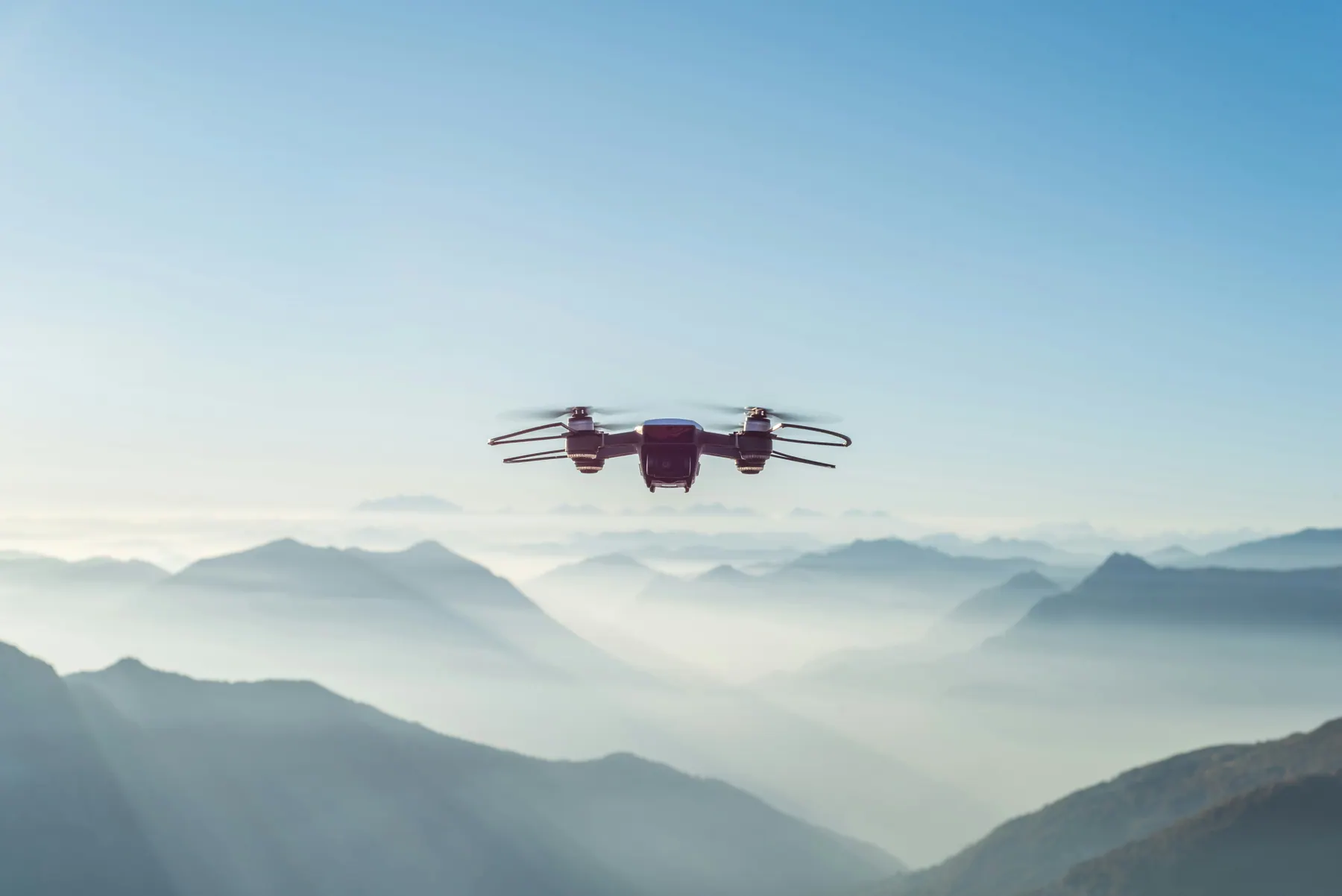 The start-up's drone, made with the help of Salesforce CRM custom solution